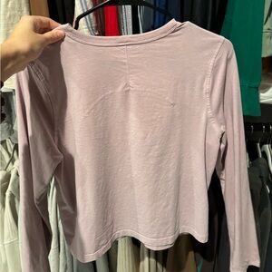 Pink Lulu Lemon Long Sleeve Women's Top